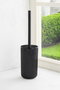 Mijölnir GFTVFRC-1 Cepillo de Inodoro Negro de Plástico Moderno y Duradero para Baño